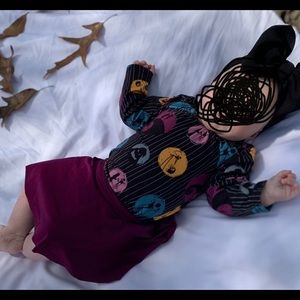 Jack & sally Leo & plum skirted bummies